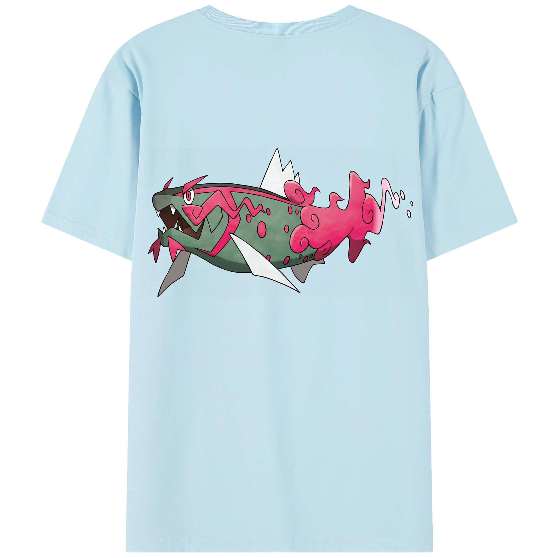（画像用） ポケットモンスター Pokémon 綿100％半袖Tシャツ（背面プリント）